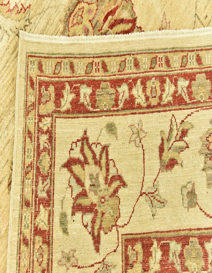 Detail image of  7' 2 x 10' 2  Hand Knotted Peshawar Ziegler Rug