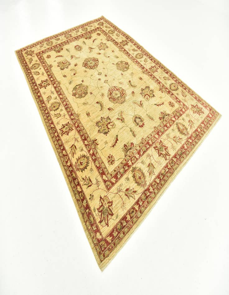 Detail image of  7' 2 x 10' 2  Hand Knotted Peshawar Ziegler Rug