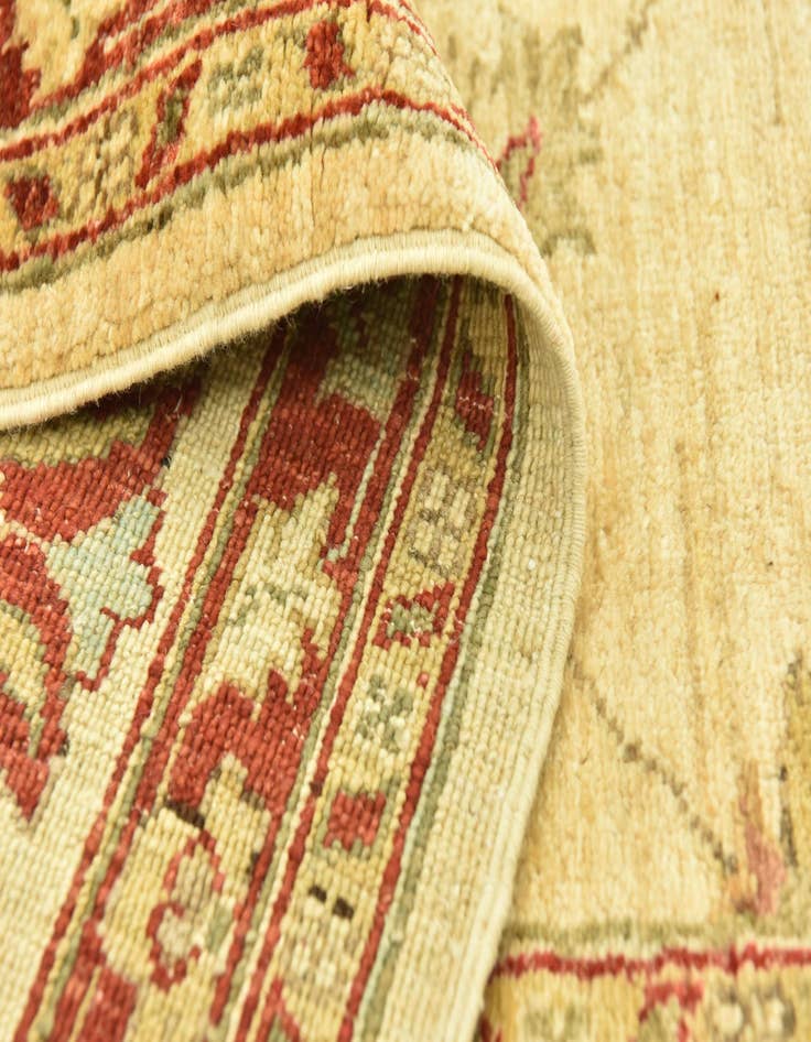 Detail image of  7' 2 x 10' 2  Hand Knotted Peshawar Ziegler Rug