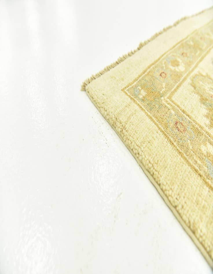 Detail image of  6' 7 x 10'  Hand Knotted Peshawar Ziegler Rug