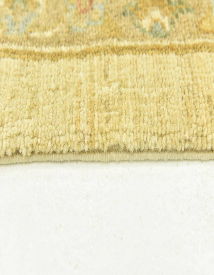 Detail image of  6' 7 x 10'  Hand Knotted Peshawar Ziegler Rug