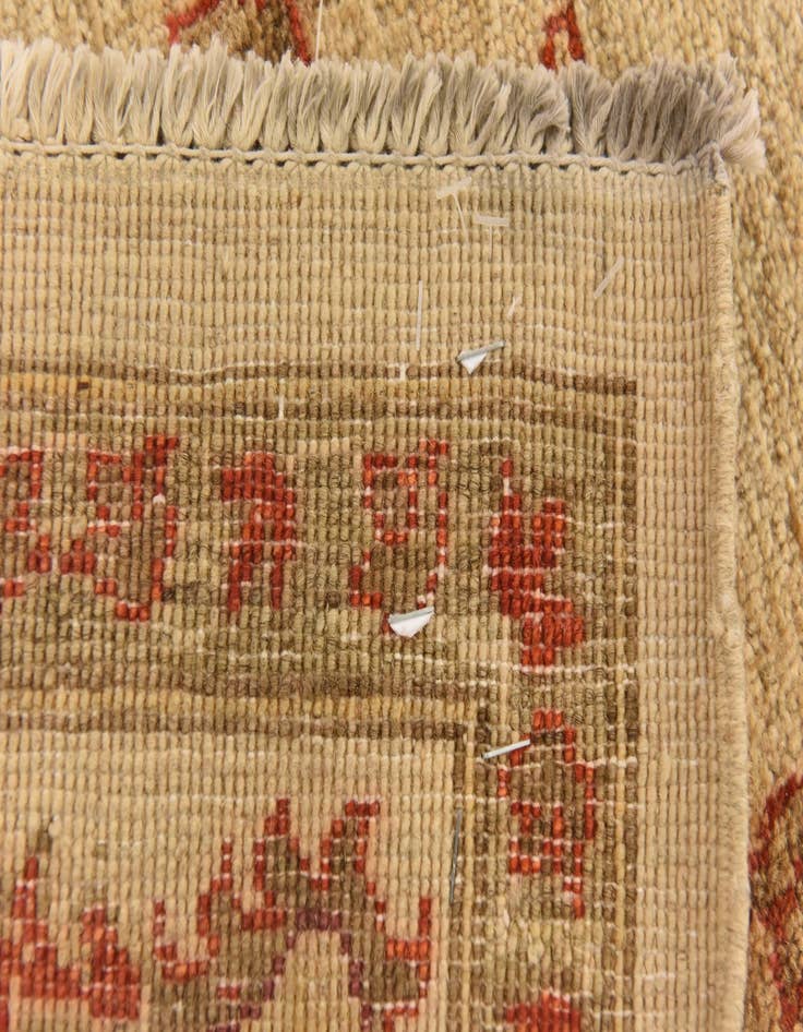 Detail image of  6' x 8' 3  Hand Knotted Peshawar Ziegler Rug