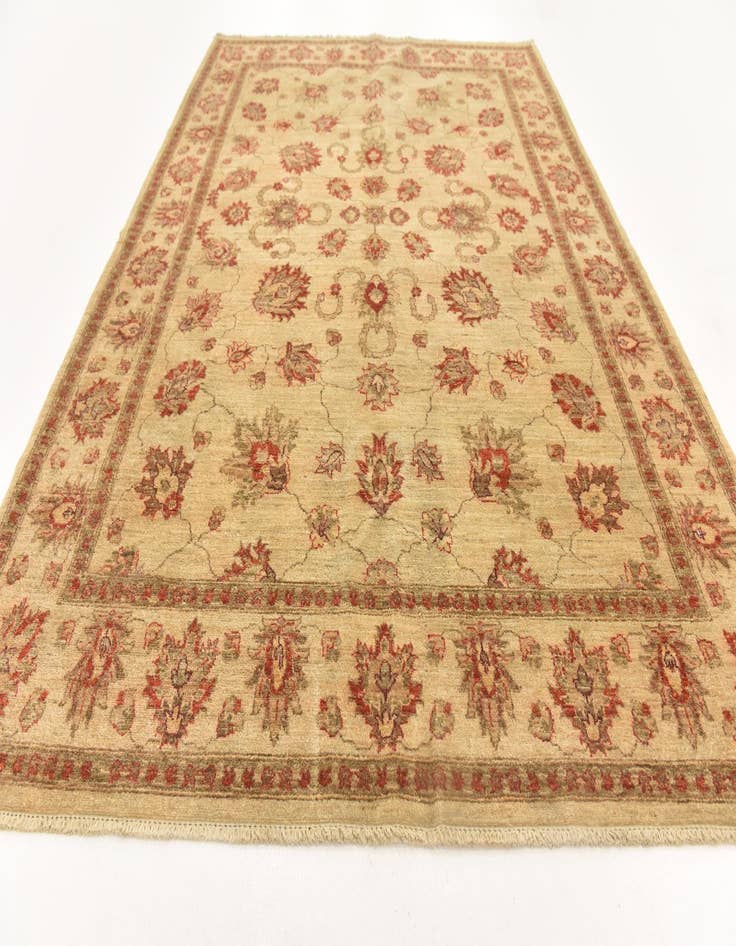 Detail image of  6' x 8' 3  Hand Knotted Peshawar Ziegler Rug