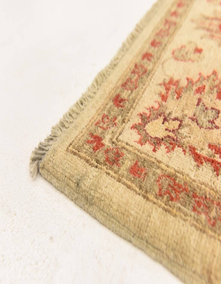 Detail image of  6' x 8' 3  Hand Knotted Peshawar Ziegler Rug