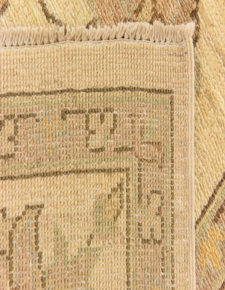 Detail image of  6' 7 x 9' 9  Hand Knotted Peshawar Ziegler Rug