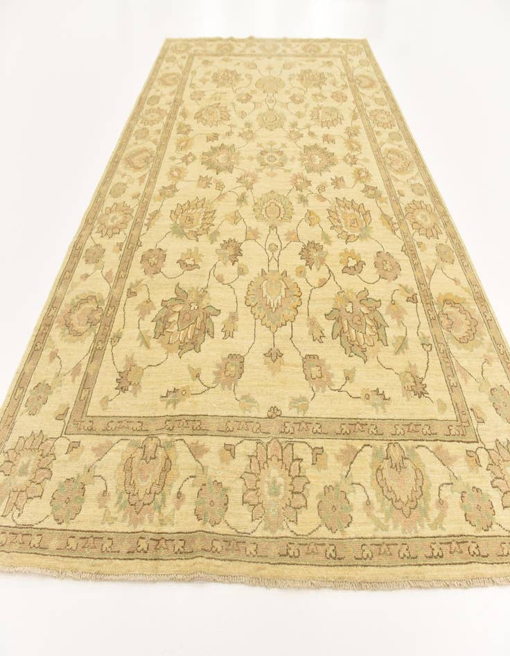 Detail image of  6' 7 x 9' 9  Hand Knotted Peshawar Ziegler Rug