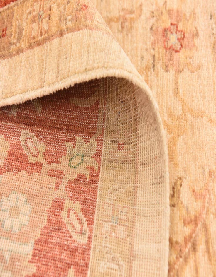 Detail image of  5' 8 x 7' 11  Hand Knotted Peshawar Ziegler Rug
