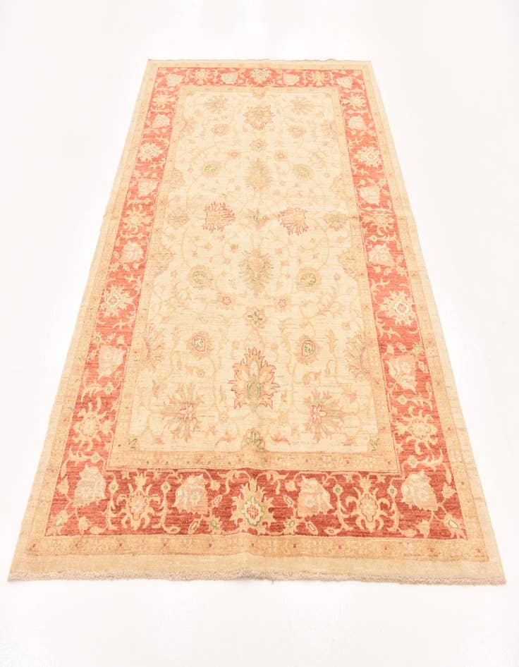 Detail image of  5' 8 x 7' 11  Hand Knotted Peshawar Ziegler Rug