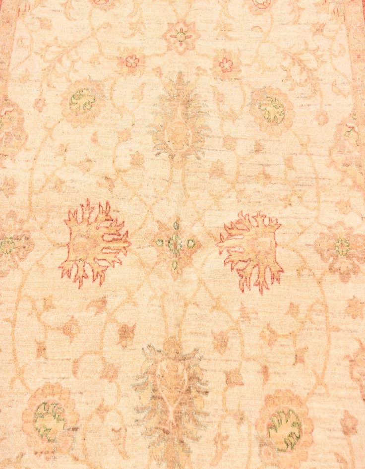 Detail image of  5' 8 x 7' 11  Hand Knotted Peshawar Ziegler Rug