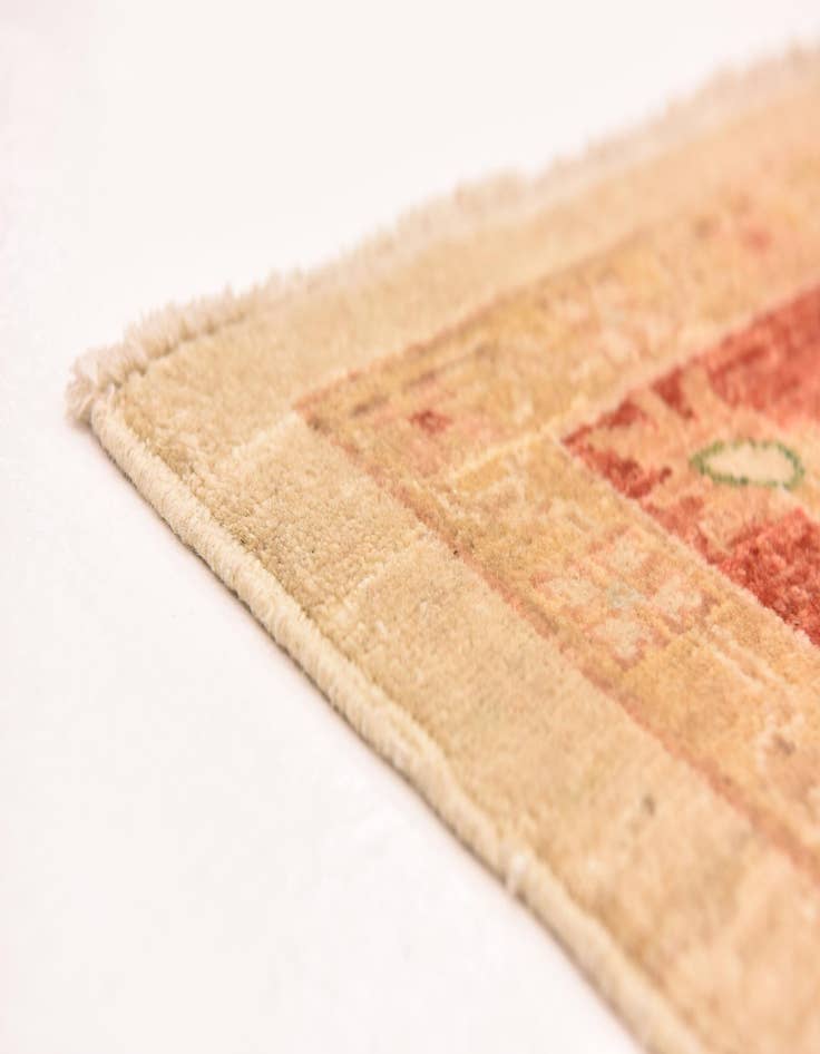 Detail image of  5' 8 x 7' 11  Hand Knotted Peshawar Ziegler Rug