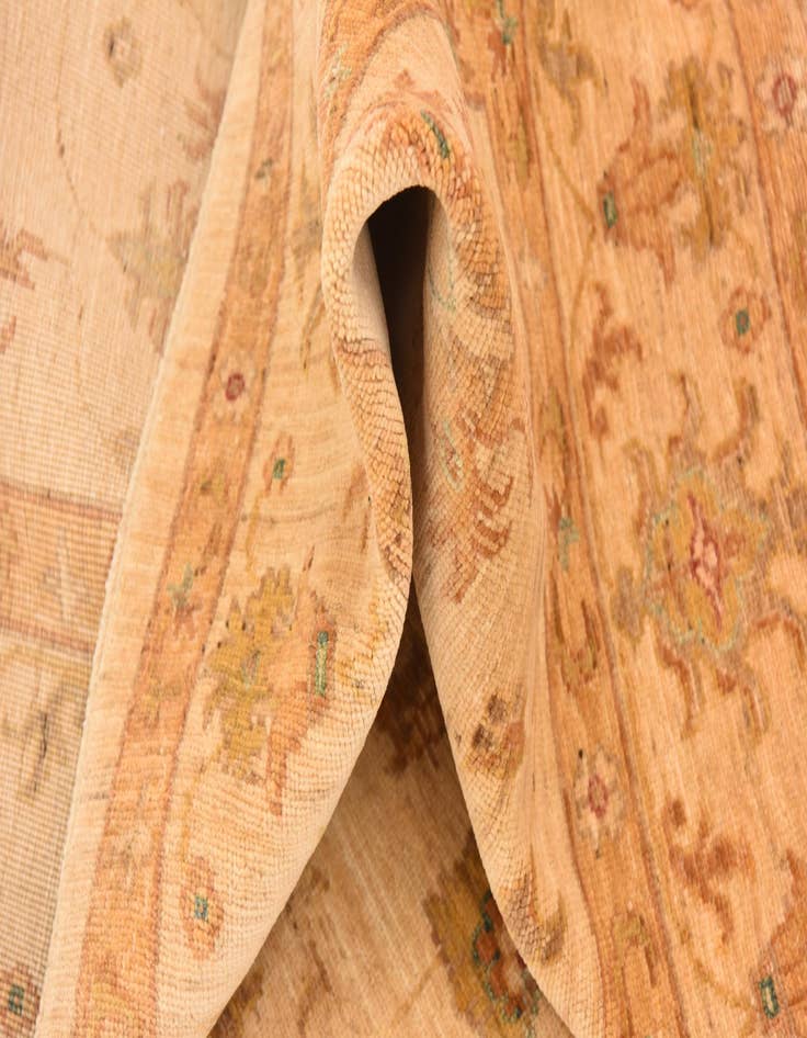 Detail image of  5' 8 x 7' 11  Hand Knotted Peshawar Ziegler Rug