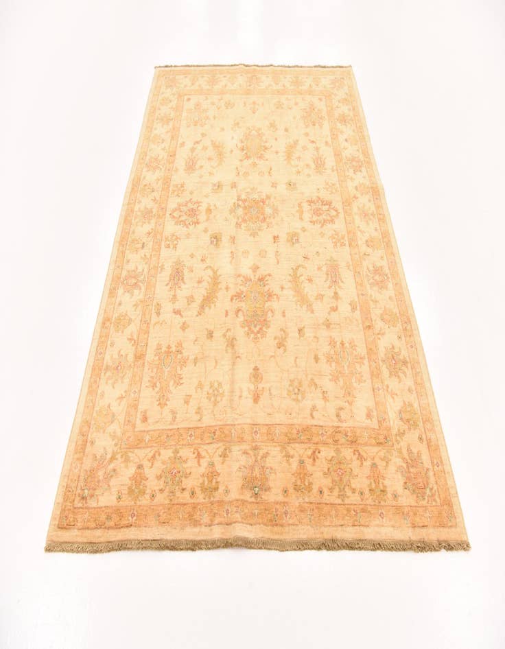 Detail image of  5' 8 x 7' 11  Hand Knotted Peshawar Ziegler Rug