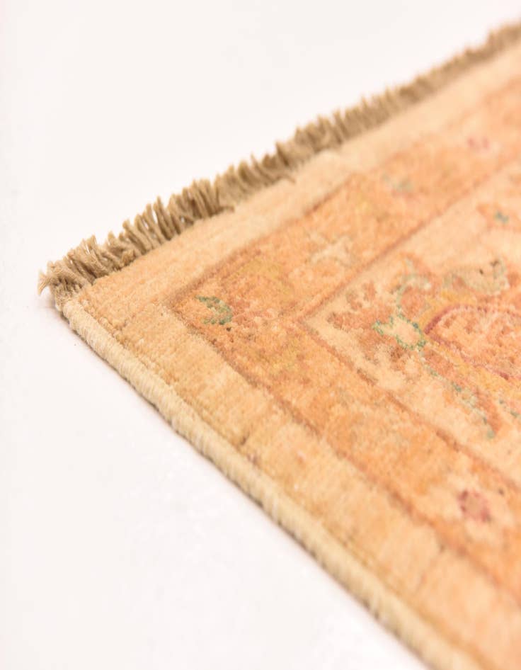 Detail image of  5' 8 x 7' 11  Hand Knotted Peshawar Ziegler Rug