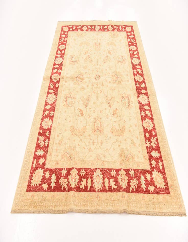 Detail image of  5' 9 x 7' 8  Hand Knotted Peshawar Ziegler Rug