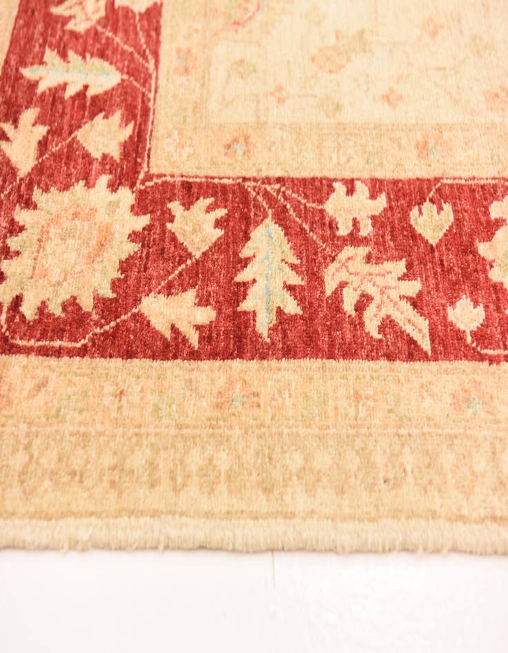 Detail image of  5' 9 x 7' 8  Hand Knotted Peshawar Ziegler Rug