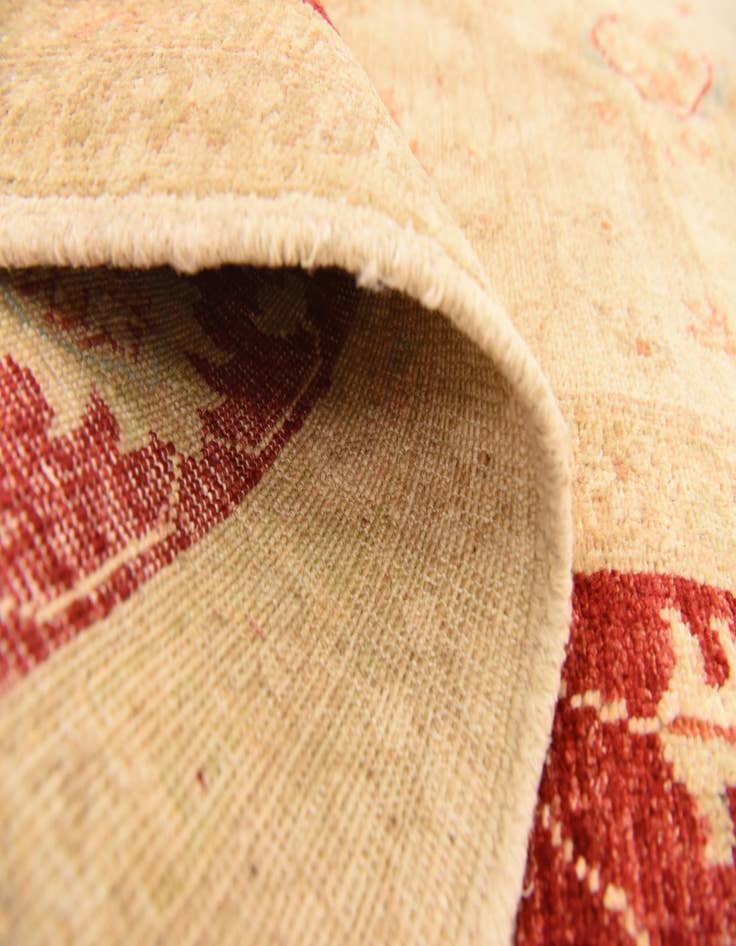 Detail image of  5' 9 x 7' 8  Hand Knotted Peshawar Ziegler Rug