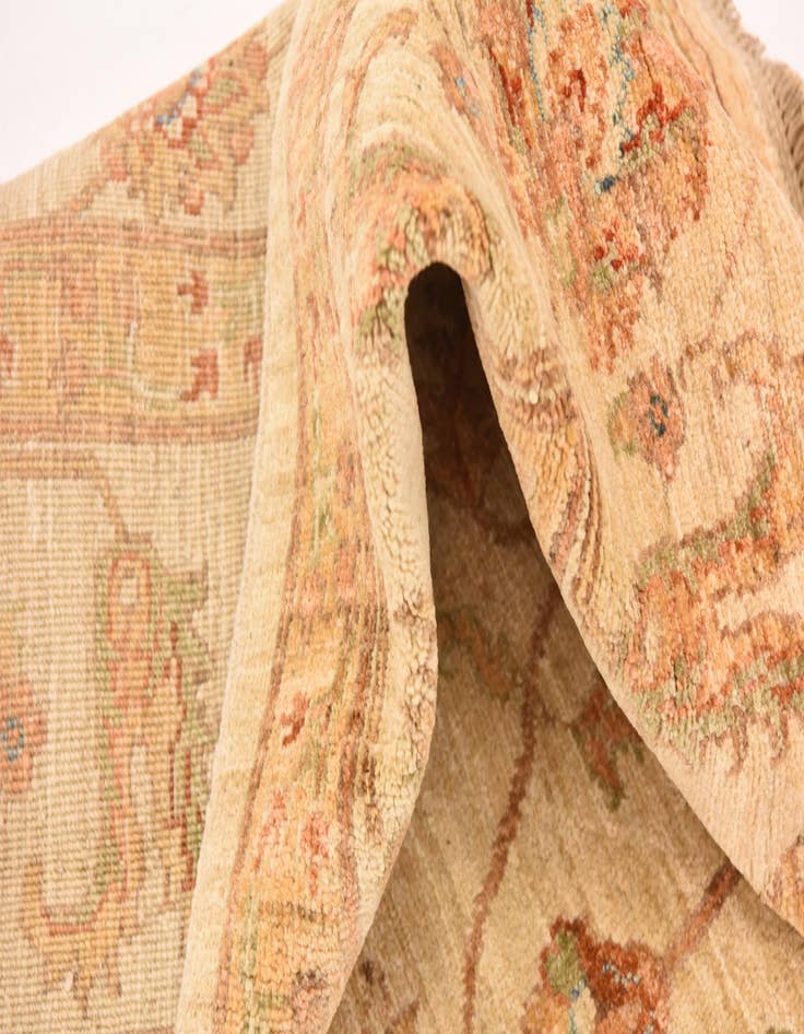 Detail image of  5' 9 x 8' 2  Hand Knotted Peshawar Ziegler Rug