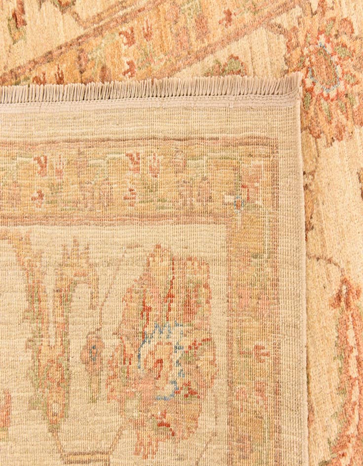 Detail image of  5' 9 x 8' 2  Hand Knotted Peshawar Ziegler Rug