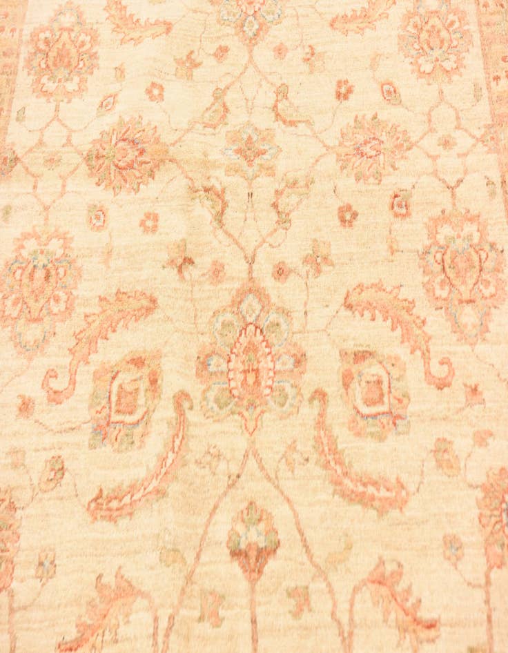 Detail image of  5' 9 x 8' 2  Hand Knotted Peshawar Ziegler Rug