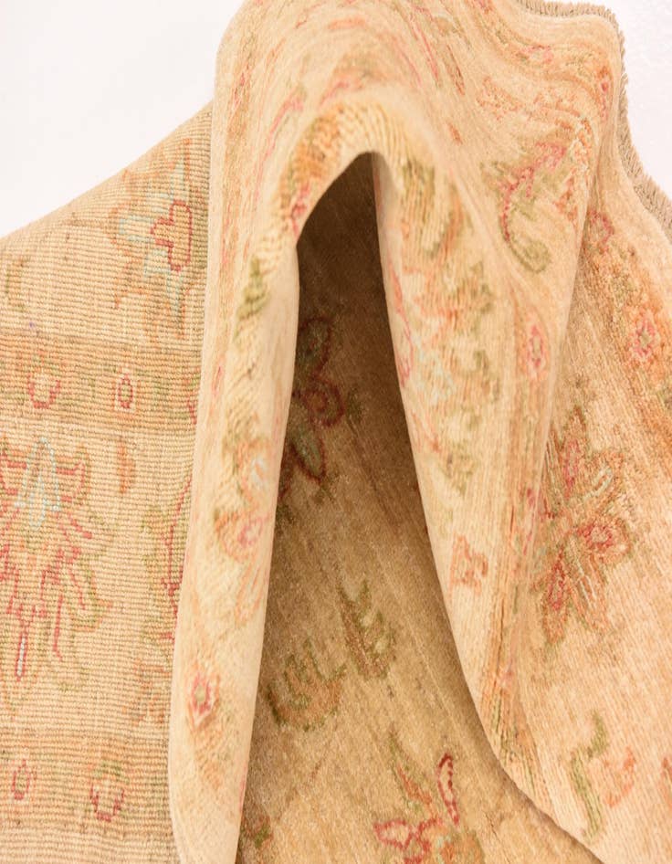 Detail image of  5' 8 x 7' 10  Hand Knotted Peshawar Ziegler Rug