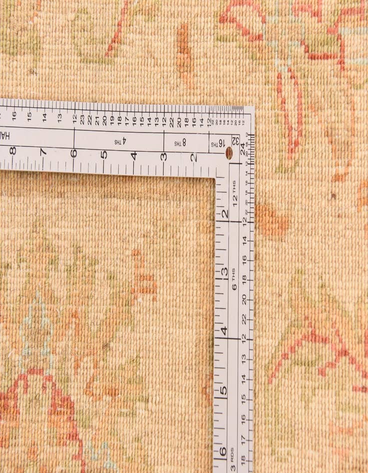 Detail image of  5' 8 x 7' 10  Hand Knotted Peshawar Ziegler Rug