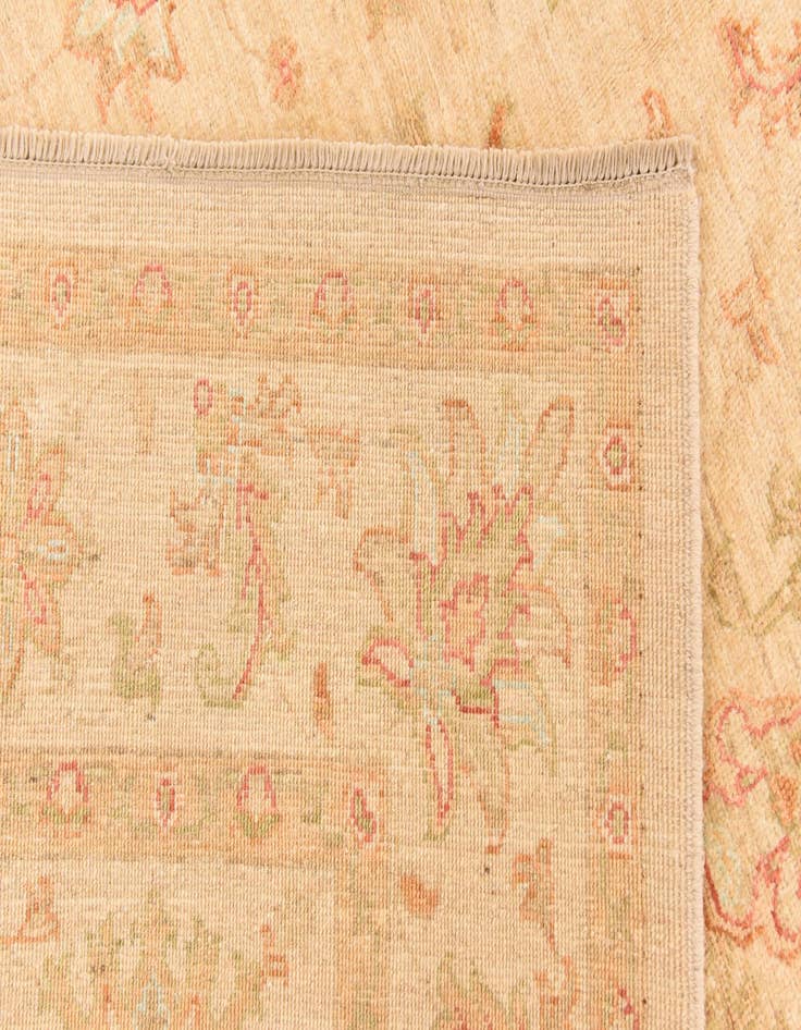 Detail image of  5' 8 x 7' 10  Hand Knotted Peshawar Ziegler Rug