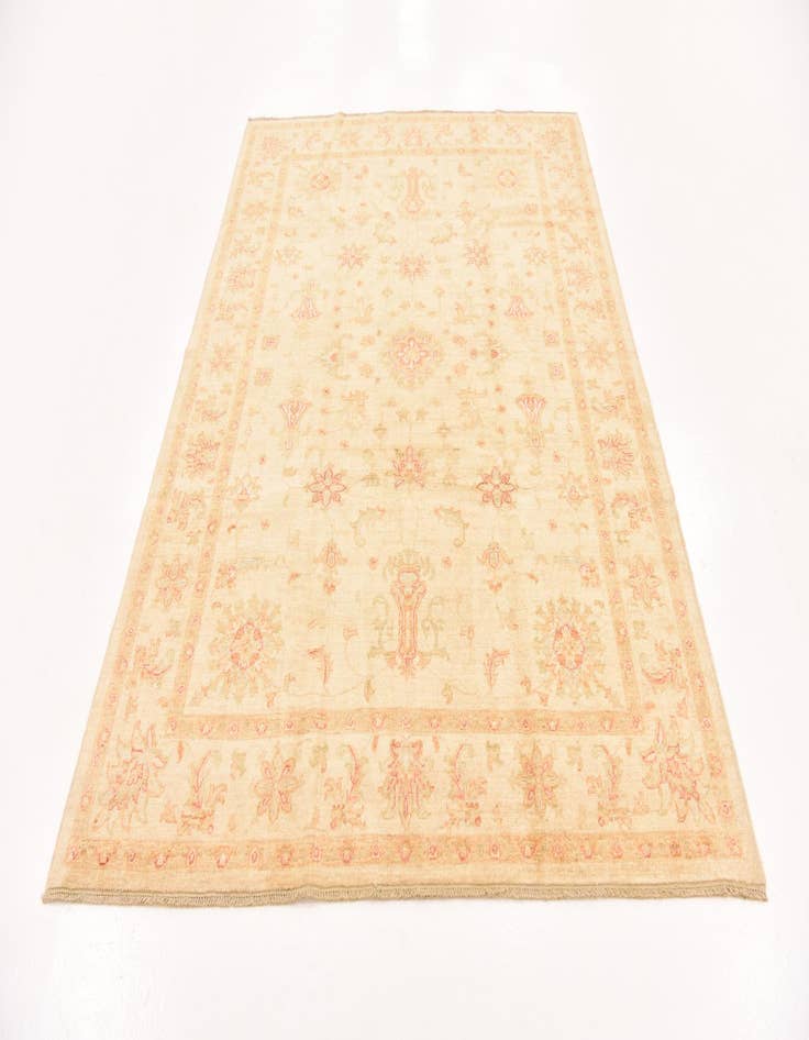 Detail image of  5' 8 x 7' 10  Hand Knotted Peshawar Ziegler Rug