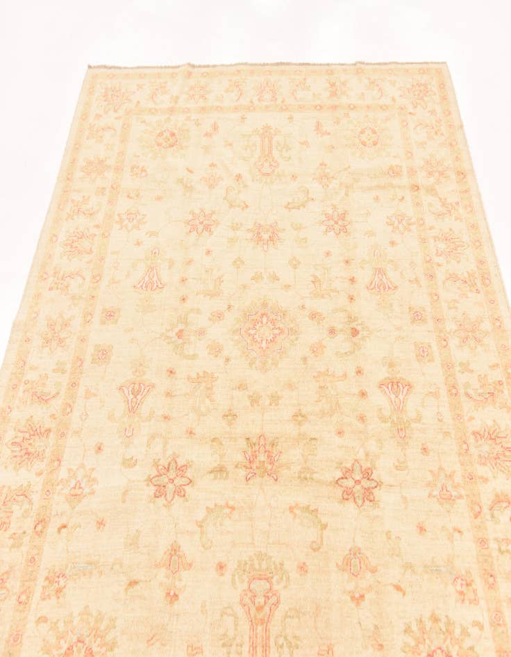 Detail image of  5' 8 x 7' 10  Hand Knotted Peshawar Ziegler Rug