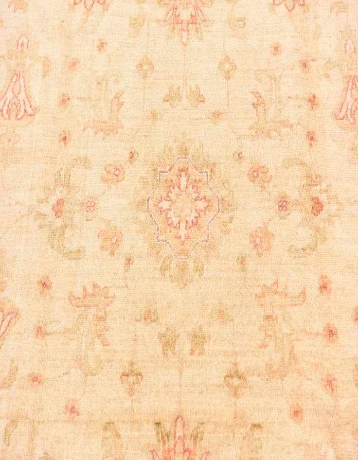 Detail image of  5' 8 x 7' 10  Hand Knotted Peshawar Ziegler Rug