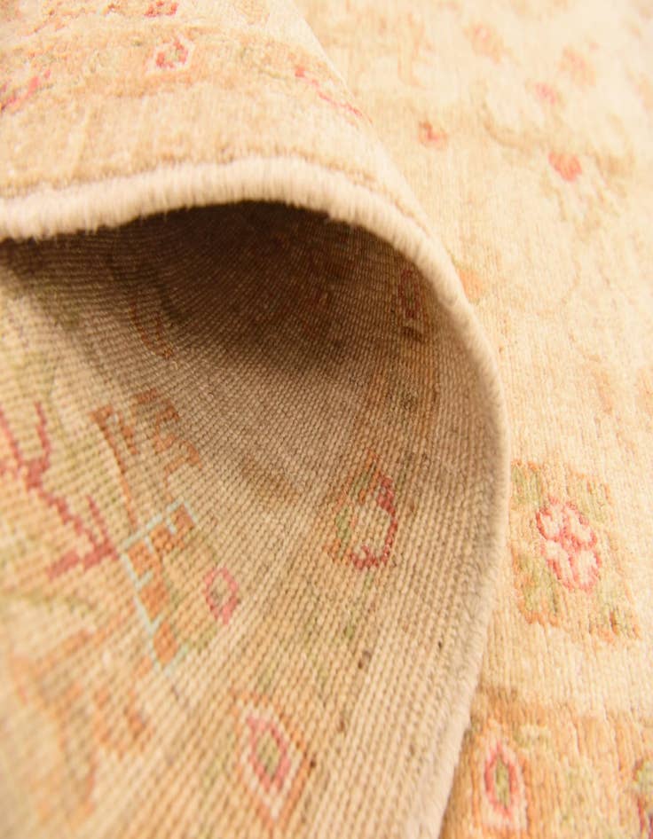 Detail image of  5' 8 x 7' 10  Hand Knotted Peshawar Ziegler Rug