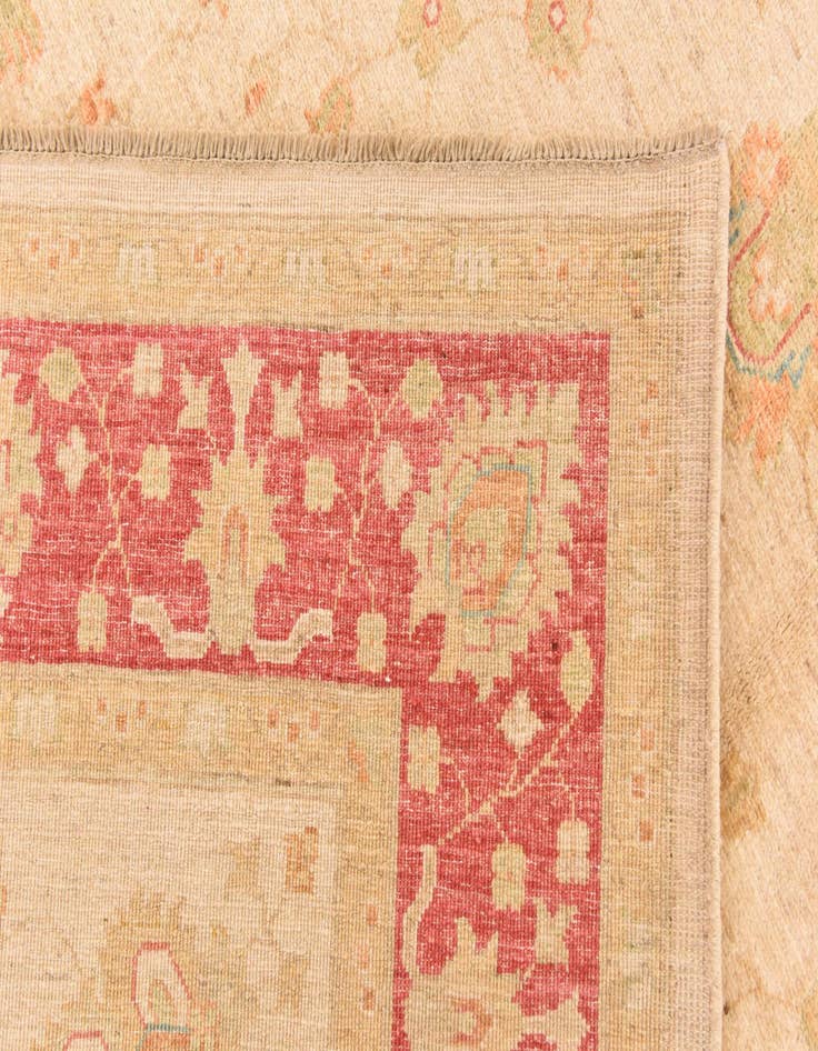 Detail image of  5' 8 x 7' 9  Hand Knotted Peshawar Ziegler Rug
