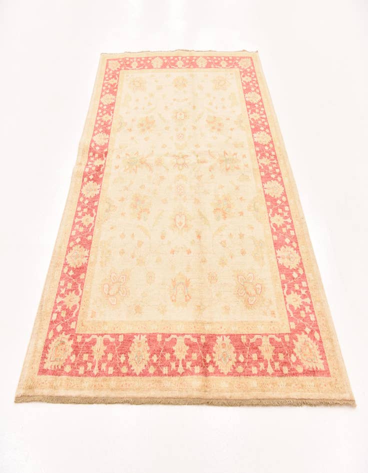 Detail image of  5' 8 x 7' 9  Hand Knotted Peshawar Ziegler Rug