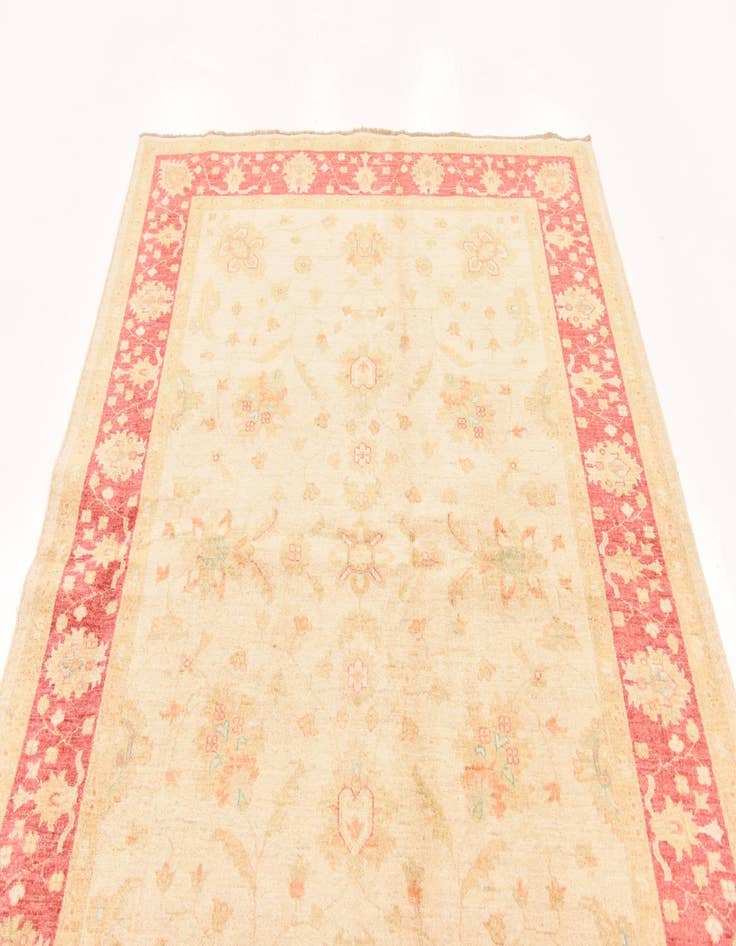 Detail image of  5' 8 x 7' 9  Hand Knotted Peshawar Ziegler Rug