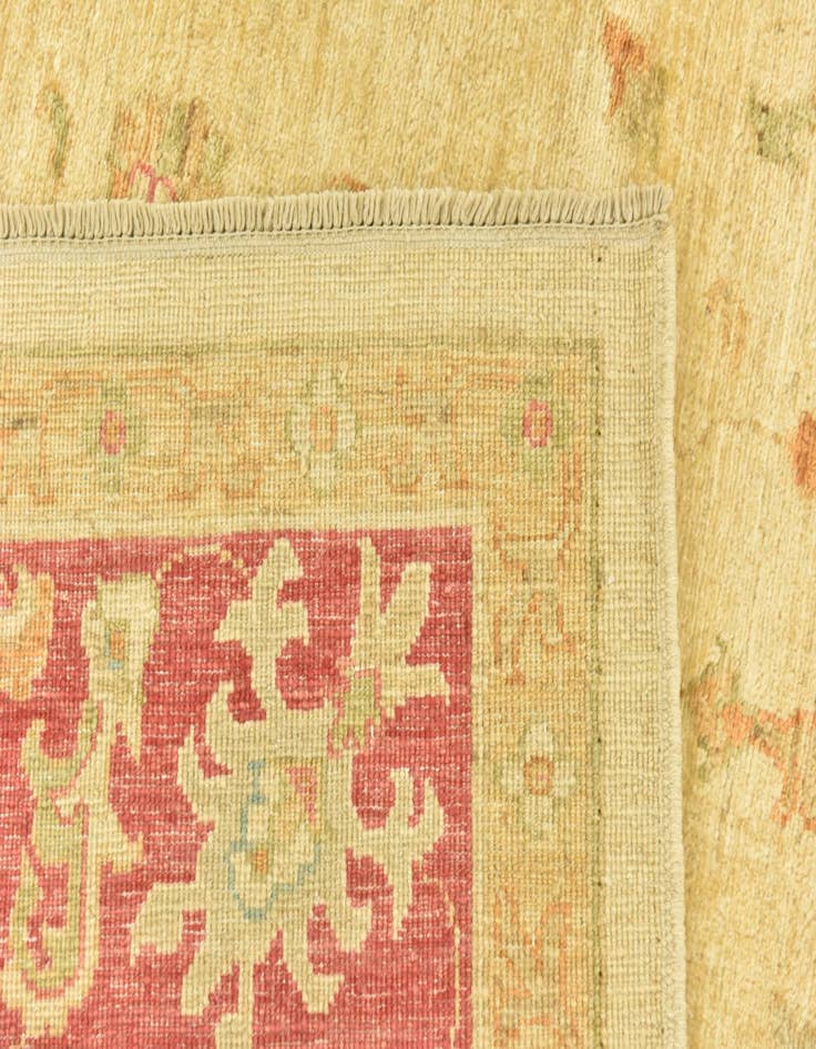 Detail image of  6' 8 x 9' 7  Hand Knotted Peshawar Ziegler Rug