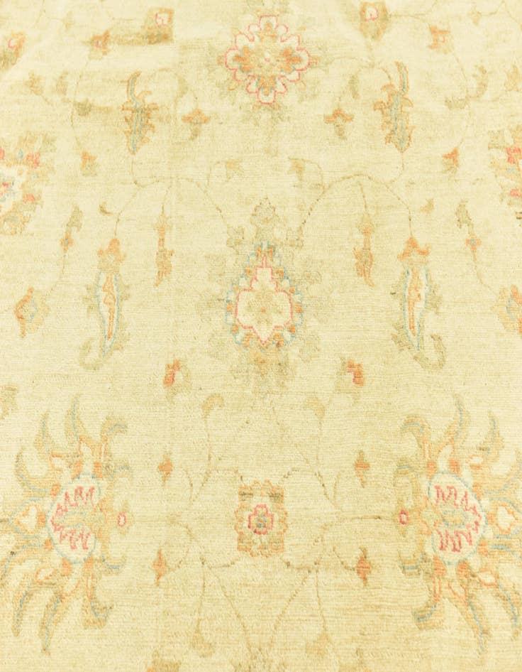 Detail image of  6' 8 x 9' 7  Hand Knotted Peshawar Ziegler Rug