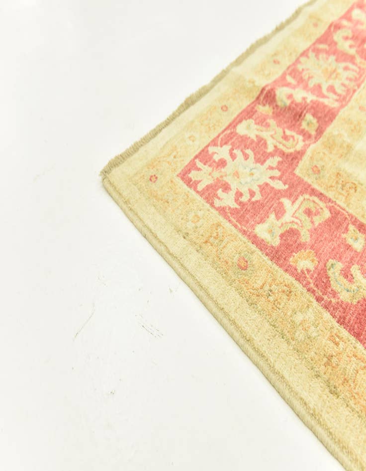 Detail image of  6' 8 x 9' 7  Hand Knotted Peshawar Ziegler Rug