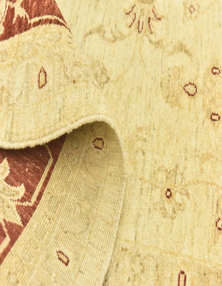 Detail image of  7' 1 x 9' 5  Hand Knotted Peshawar Ziegler Rug