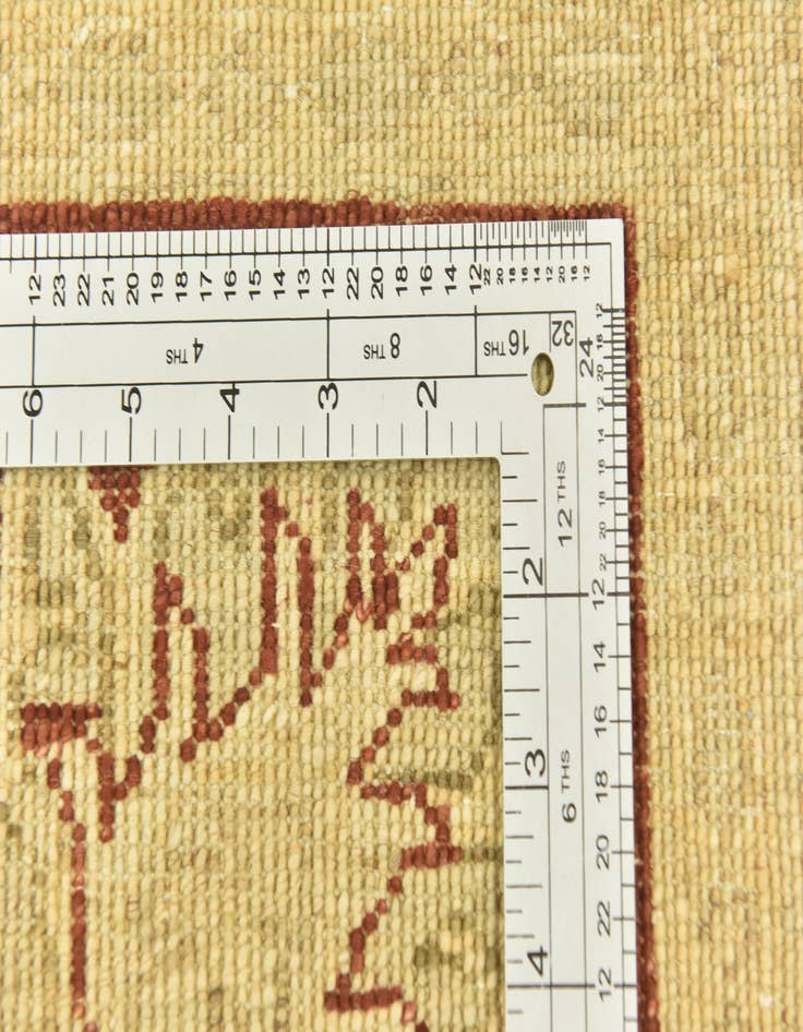 Detail image of  7' 1 x 9' 5  Hand Knotted Peshawar Ziegler Rug