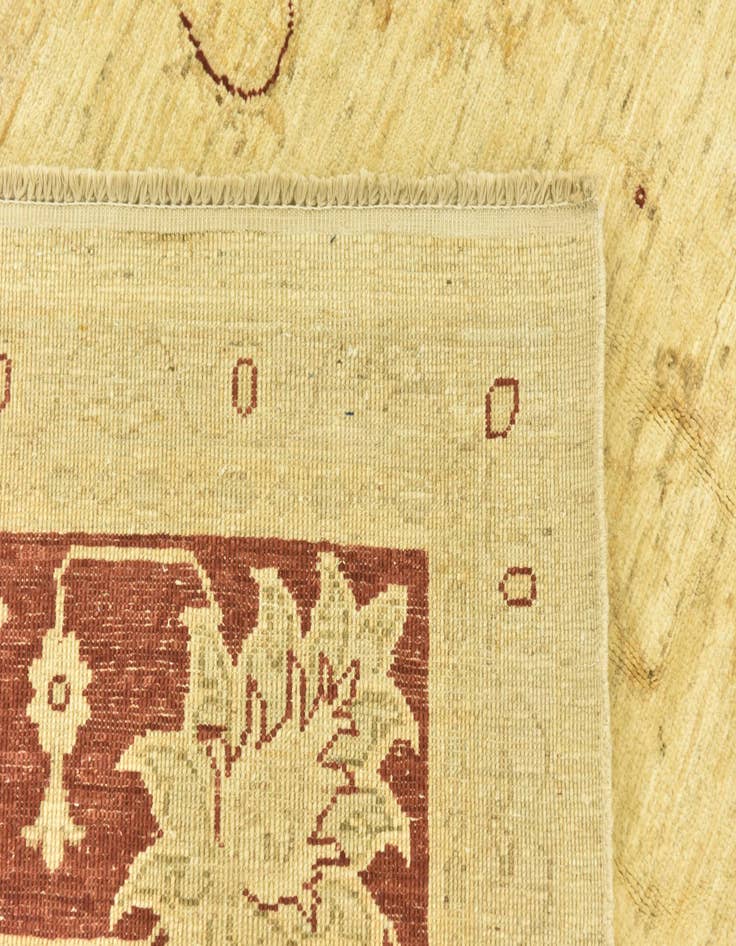 Detail image of  7' 1 x 9' 5  Hand Knotted Peshawar Ziegler Rug