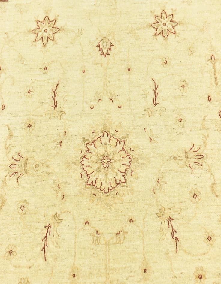Detail image of  7' 1 x 9' 5  Hand Knotted Peshawar Ziegler Rug