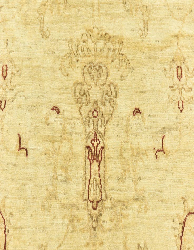 Detail image of  7' 1 x 9' 5  Hand Knotted Peshawar Ziegler Rug