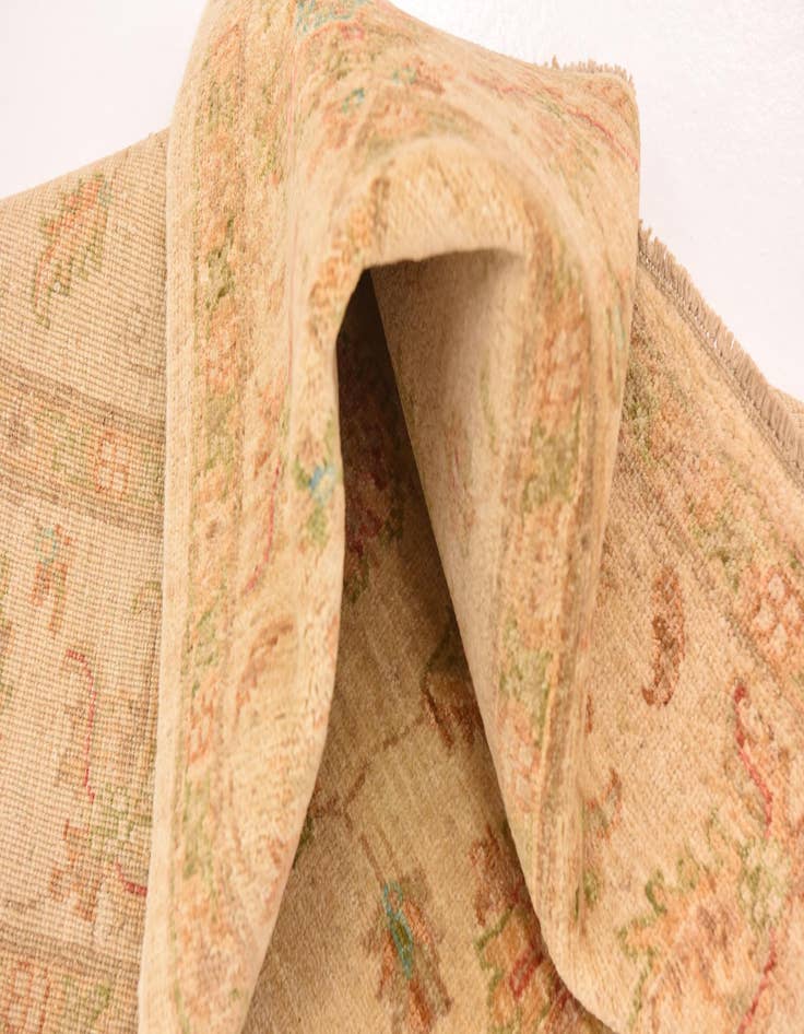 Detail image of  5' 7 x 7' 9  Hand Knotted Peshawar Ziegler Rug