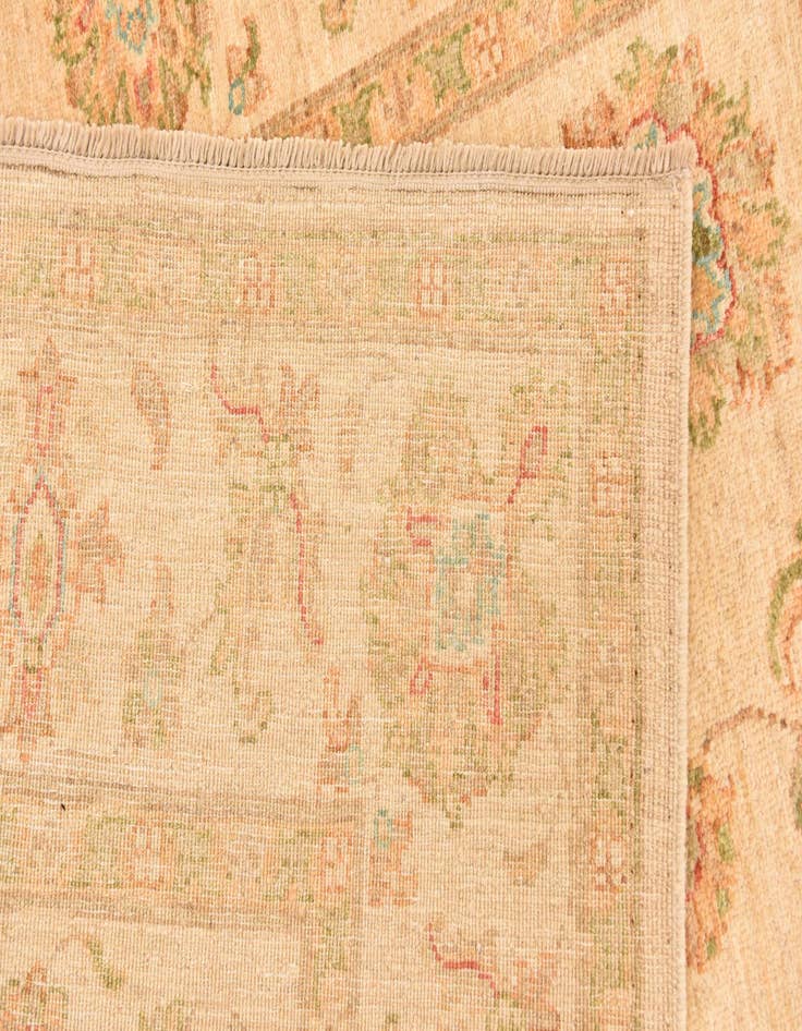 Detail image of  5' 7 x 7' 9  Hand Knotted Peshawar Ziegler Rug