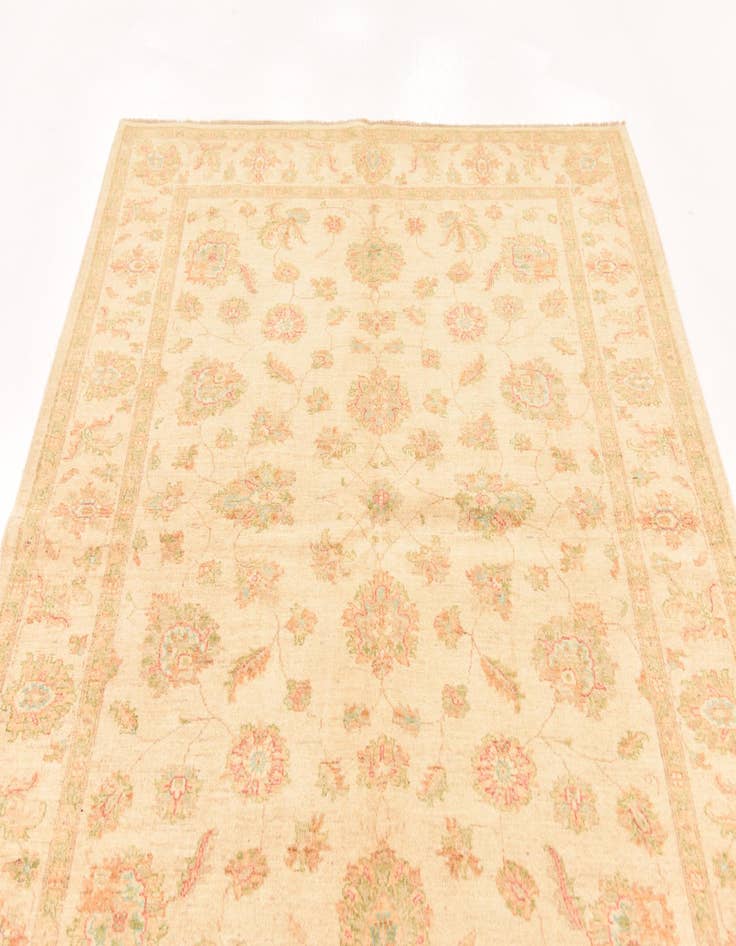 Detail image of  5' 7 x 7' 9  Hand Knotted Peshawar Ziegler Rug