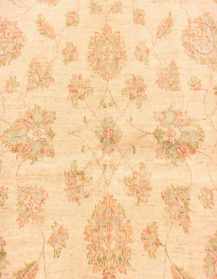 Detail image of  5' 7 x 7' 9  Hand Knotted Peshawar Ziegler Rug