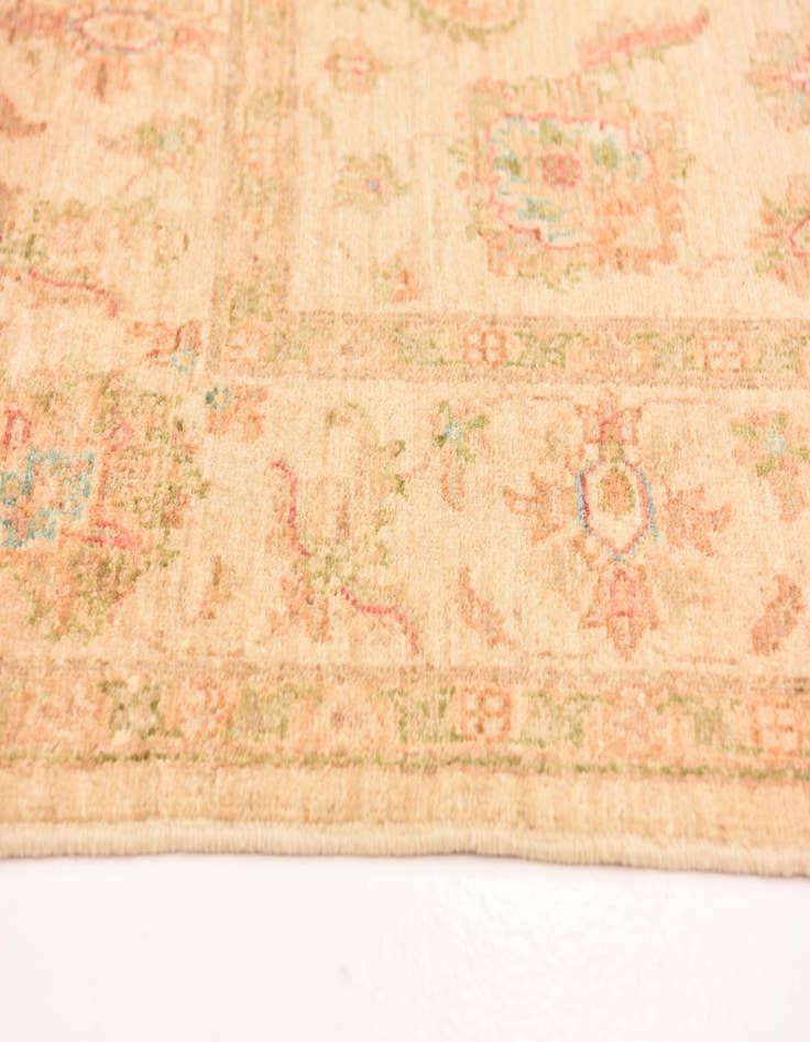 Detail image of  5' 7 x 7' 9  Hand Knotted Peshawar Ziegler Rug