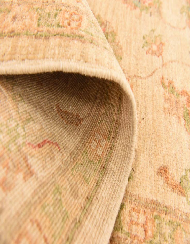 Detail image of  5' 7 x 7' 9  Hand Knotted Peshawar Ziegler Rug