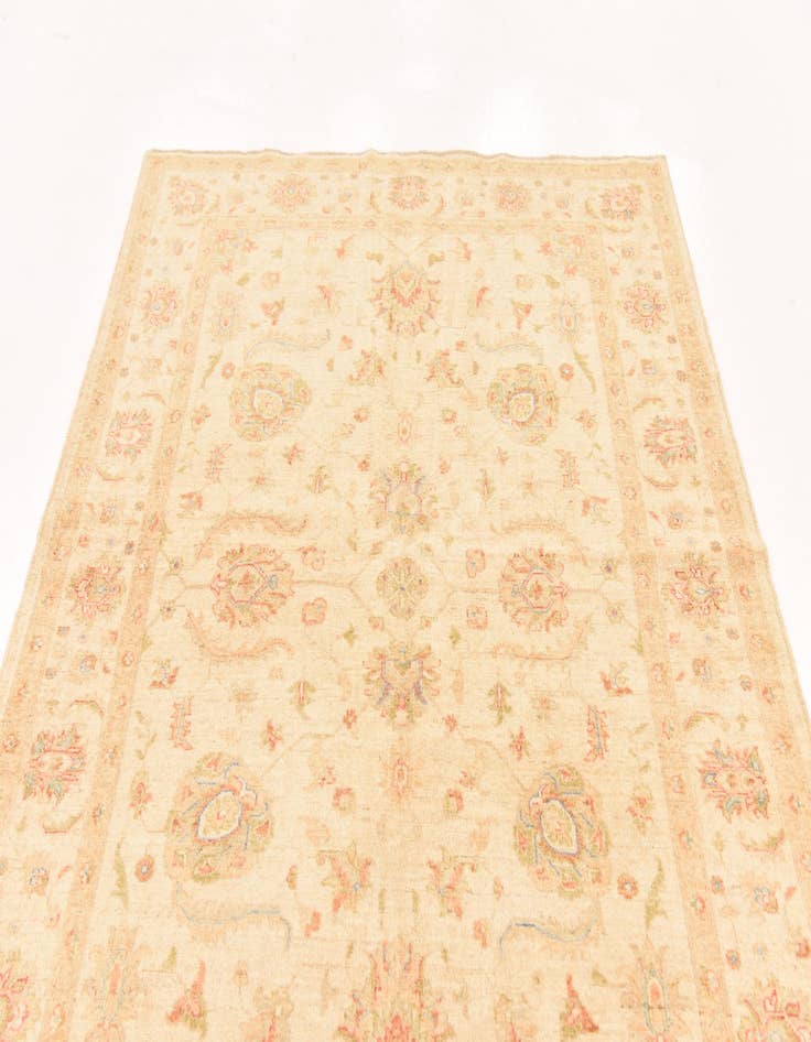 Detail image of  5' 6 x 7' 9  Hand Knotted Peshawar Ziegler Rug