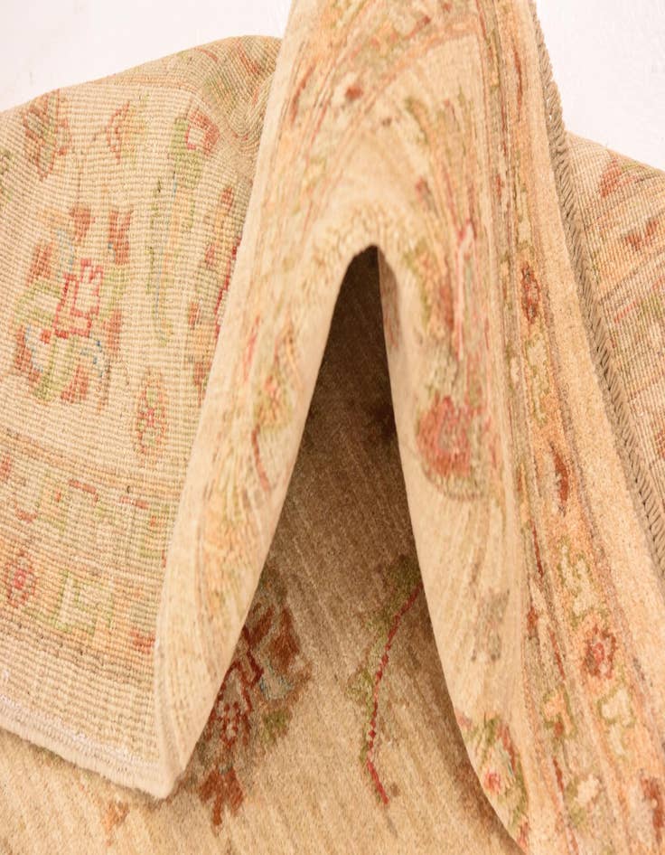 Detail image of  6' 8 x 8' 3  Hand Knotted Peshawar Ziegler Rug