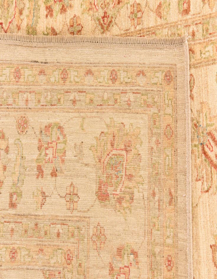Detail image of  6' 8 x 8' 3  Hand Knotted Peshawar Ziegler Rug